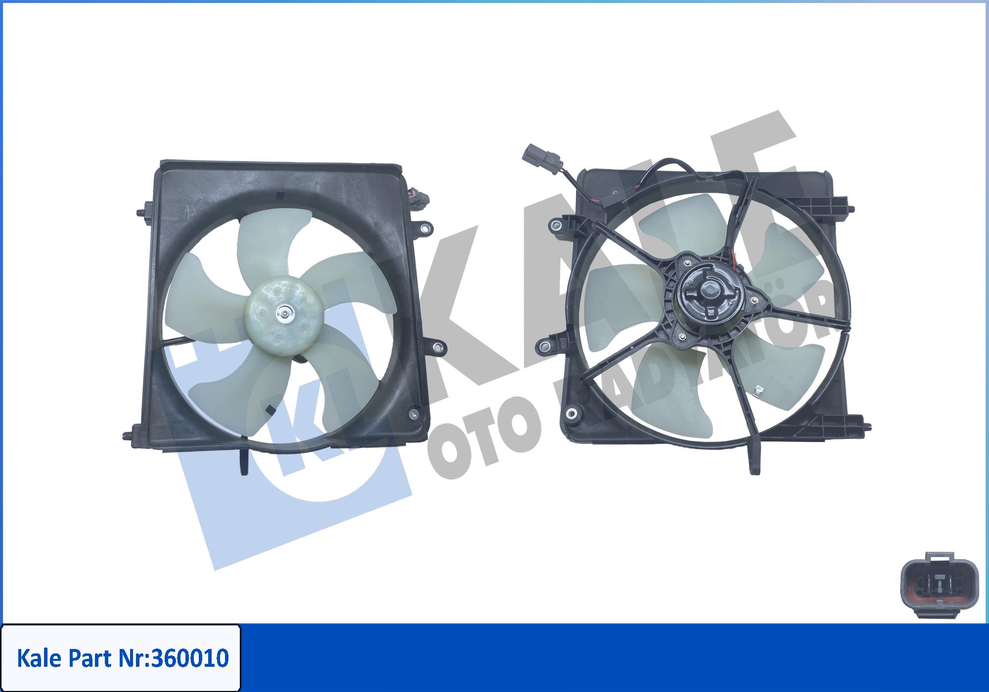 Honda Jazz Radyatör Fan ve Motoru 2002-2008 Fan OEM 19015-RMN-W01 Honda Jazz Radyatör Fan ve Motoru 2002-2008 Fan OEM 19015-RMN-W01